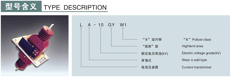 LA-10GYW1(LFZ-10GYW)型電流互感器型號(hào)說(shuō)明